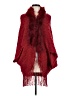 Shein 100% Acrylic Red Poncho One size - photo 1