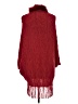 Shein 100% Acrylic Red Poncho One size - photo 2