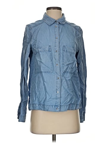 Beige by ECI Long Sleeve Button-Down Shirt (view 1)