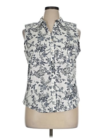 Talbots Sleeveless Button-Down Shirt (view 1)