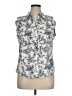 Talbots Ivory Sleeveless Button-Down Shirt Size 16 Petite - photo 1
