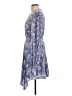 A.L.C. 100% Polyester Print Blue Cocktail Dress Size 12 - photo 5