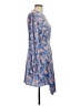 A.L.C. 100% Polyester Print Blue Cocktail Dress Size 12 - photo 4