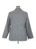 Elleven 100% Polyester Houndstooth Gray Blazer Size 2XL - photo 2