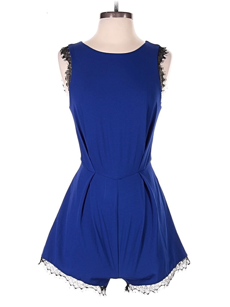 Pre-owned Love...ady Romper In Blue