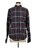 UNTUCKit 100% Cotton Plaid Black Long Sleeve Button-Down Shirt Size L - photo 1