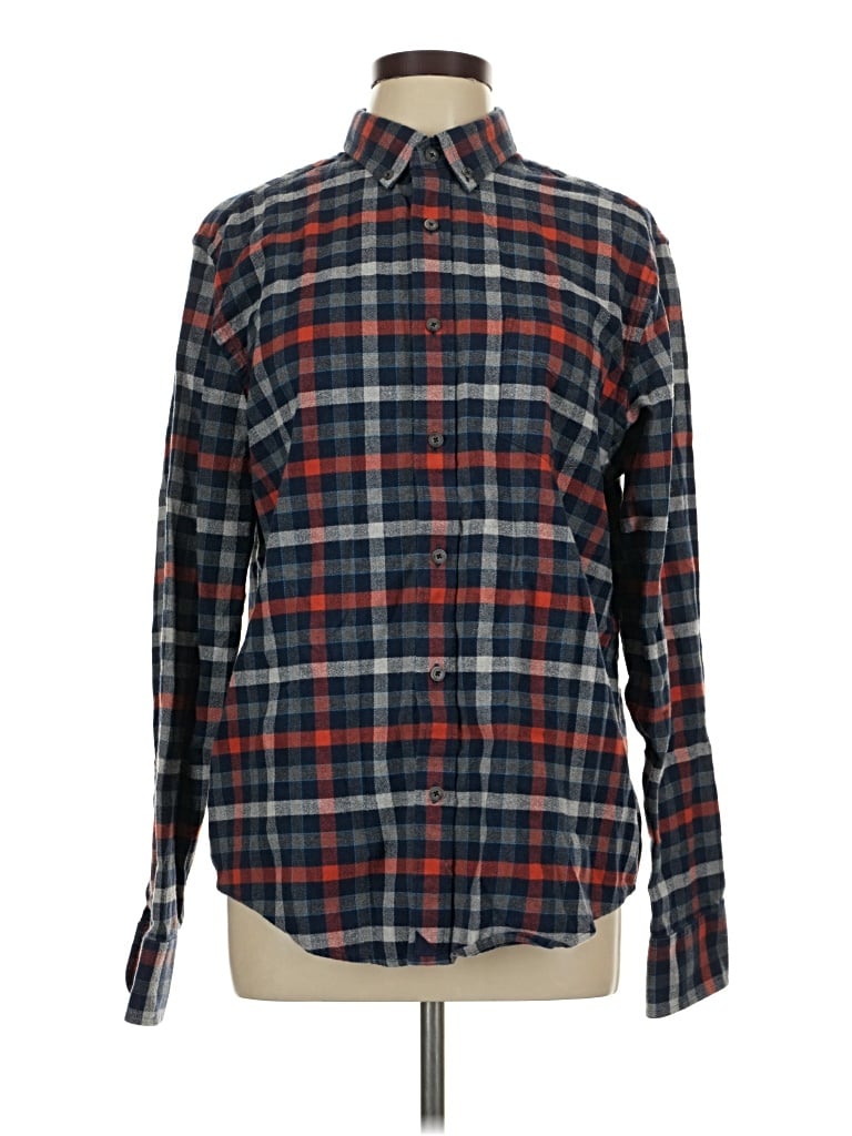 Pre-owned Untuckit Long Sleeve Button Down Shirt In Black