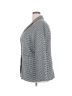 Elleven 100% Polyester Houndstooth Gray Blazer Size 2XL - photo 5
