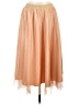 ModCloth Solid Tan Orange Formal Skirt Size L - photo 1