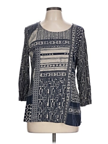Chico's 3/4 Sleeve T-Shirt (view 1)