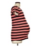 Splash Red Short Sleeve Polo Size Lg Maternity - photo 4