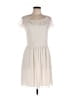 Promod 100% Polyester Ivory Casual Dress Size L - photo 1