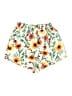 Zaful Floral White Shorts Size 4 - photo 1