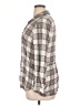BeachLunchLounge 100% Rayon Plaid Gray Long Sleeve Button-Down Shirt Size XL - photo 5