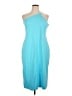 Worthington Solid Blue Cocktail Dress Size XXL - photo 1