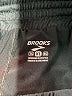Brooks 100% Polyester Solid Black Athletic Shorts Size XL - photo 3
