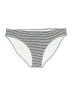 Aerie Stripes White Swimsuit Bottoms Size L - photo 1