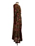 Unbranded Paisley Brown Casual Dress Size S (estimated) - photo 4