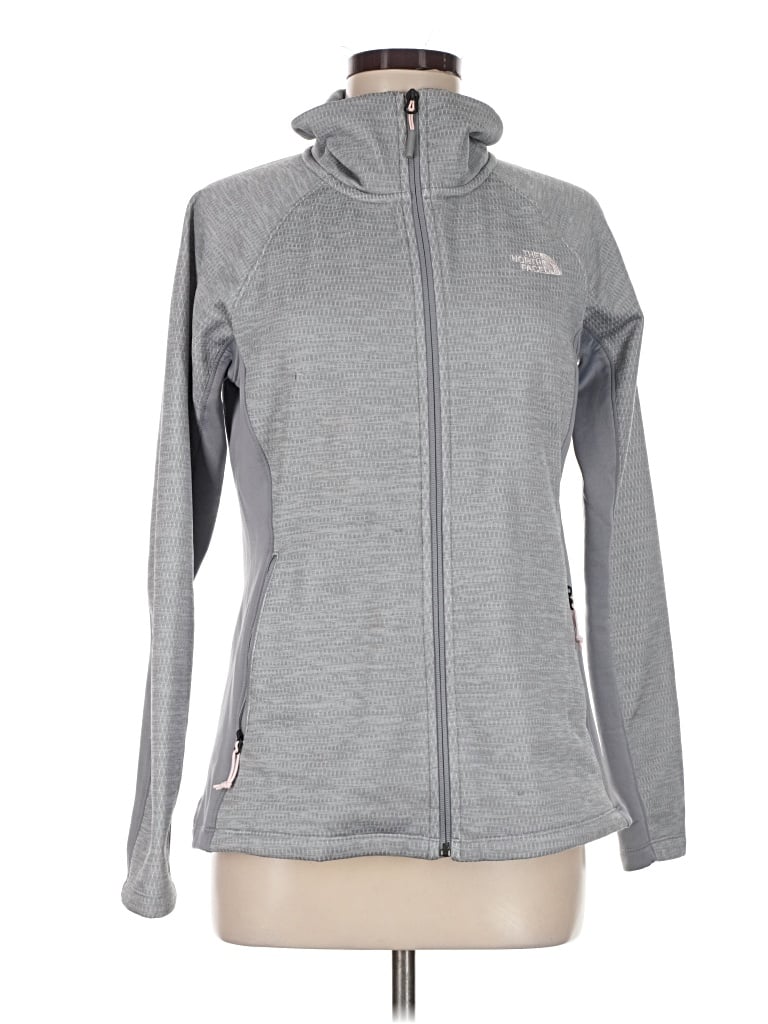 Pre-owned The North Face Track Jacket In Gray