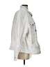 Jessica London 100% Cotton Solid White Jacket Size 26 waist - photo 4