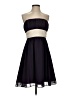 Bill Levkoff 100% Polyester Color Block Purple Cocktail Dress Size 8 - photo 1