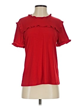 Karl Lagerfeld Paris Short Sleeve Top (view 1)