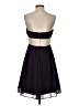 Bill Levkoff 100% Polyester Color Block Purple Cocktail Dress Size 8 - photo 2