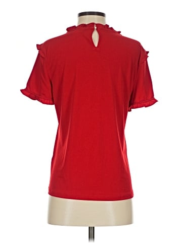 Karl Lagerfeld Paris Short Sleeve Top (view 2)
