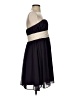 Bill Levkoff 100% Polyester Color Block Purple Cocktail Dress Size 8 - photo 4