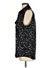 Equipment 100% Silk Stars Black Sleeveless Silk Top Size L - photo 5
