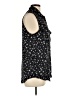 Equipment 100% Silk Stars Black Sleeveless Silk Top Size L - photo 4