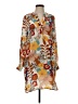Tolani Print Orange Casual Dress Size XS - photo 1