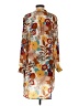 Tolani Print Orange Casual Dress Size XS - photo 2