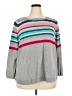 Talbots Outlet Color Block Gray Pullover Sweater Size 3X - photo 1