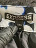 Express 100% Polyester Floral Blue Formal Skirt Size 00 - photo 4