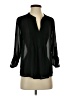 She + Sky 100% Polyester Black 3/4 Sleeve Blouse Size S - photo 1