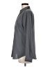 Ann Taylor 100% Polyester Solid Gray Long Sleeve Blouse Size M - photo 5