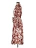 Grace Karin Print Brown Casual Dress Size M - photo 5