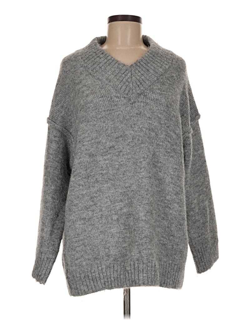 Pre-owned Wild Fable Pullover Sweater In Gray