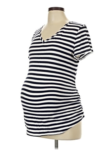 Isabel Maternity Short Sleeve Polo (view 1)