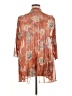 Ava James Orange Kimono Size 1X - photo 2