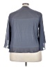 SLNY Gray 3/4 Sleeve Blouse Size 24w - photo 2