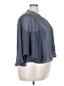 SLNY Gray 3/4 Sleeve Blouse Size 24w - photo 4