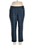 Adidas Plaid Blue Casual Pants Size XL - photo 1