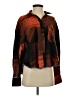 BDG Color Block Orange Long Sleeve Blouse Size S - photo 1