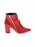 Wild Diva Red Ankle Boots Size 7 1/2 - photo 1
