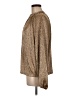 Ann Taylor LOFT 100% Polyester Metallic Gold Long Sleeve Blouse Size M - photo 5