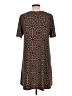 BCBGeneration Paisley Brown Casual Dress Size L - photo 2