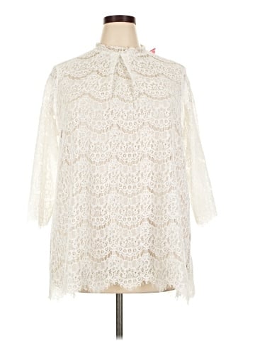 Suzanne Betro 3/4 Sleeve Blouse (view 1)