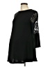 Blue Belle Black 3/4 Sleeve Top Size 12 - photo 1